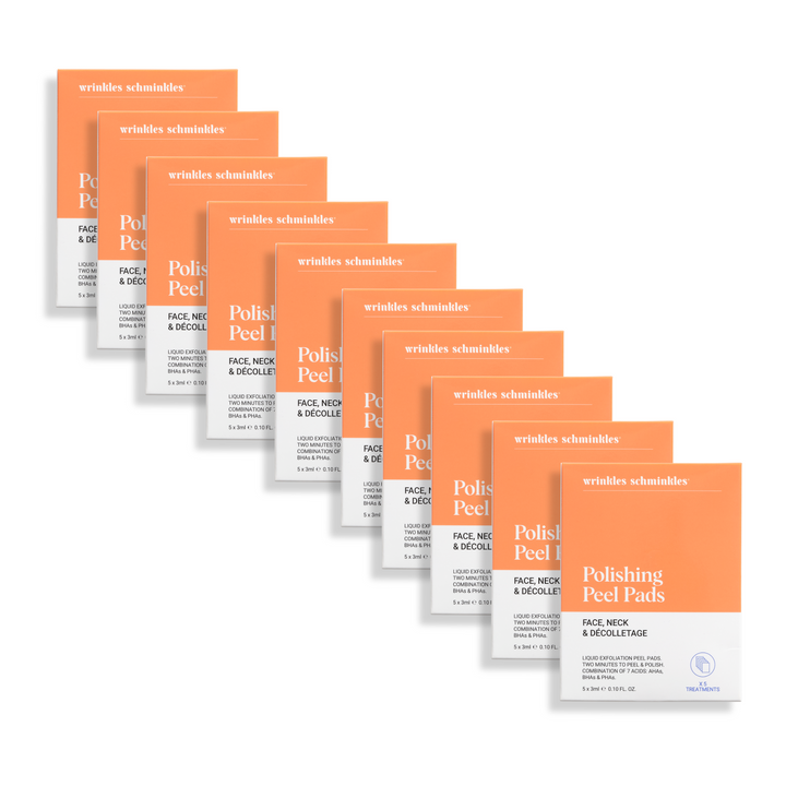 Face Polishing Peel Pads - Set of 5 Towelettes
