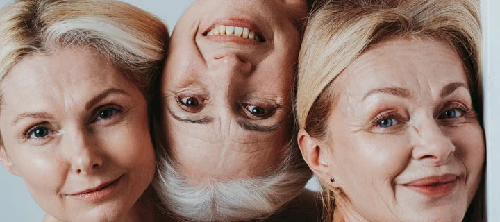 Wrinkles Schminkles blog banner on signs perimenopause is affecting your skin