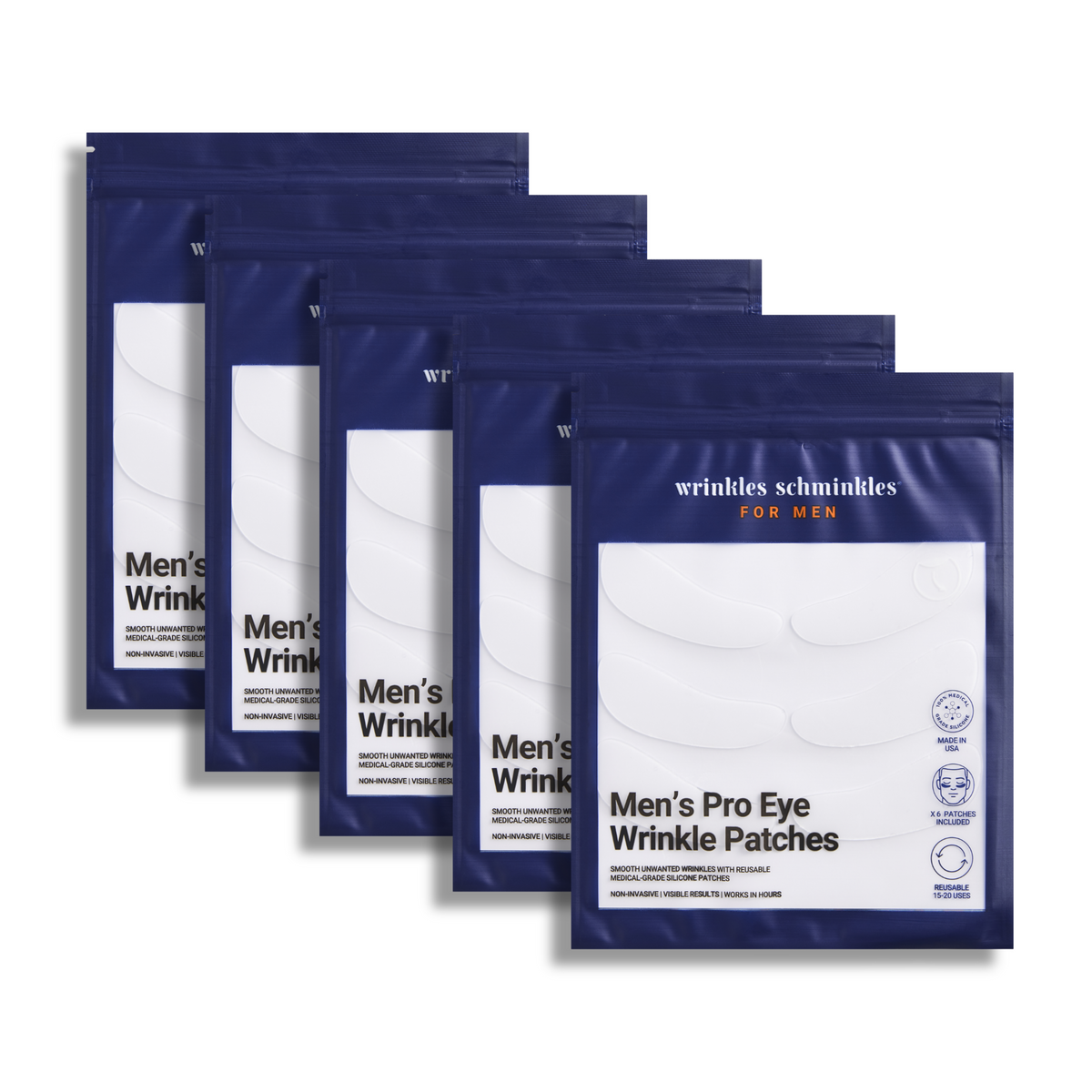 Men's Eye Wrinkle Patches - Set of 3 Pairs