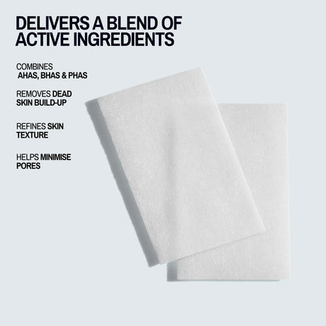 Face Polishing Peel Pads - Set of 5 Towelettes